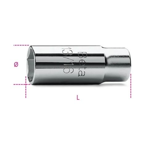CHIAVE A BUSSOLA ESAGONALE PER CANDELE ART. 956C BETA 20,8 mm - 13/16"
