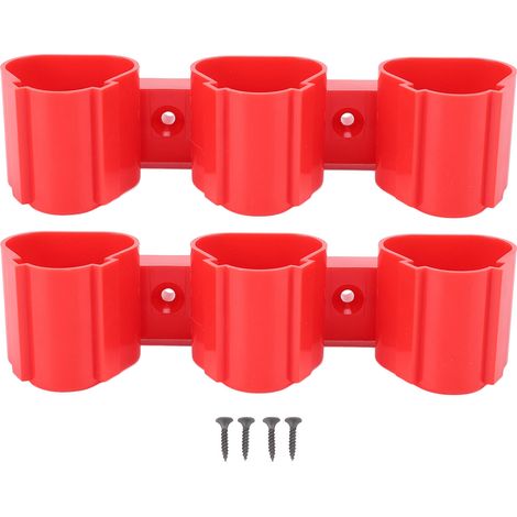 Supports de batterie pour outils sans fil Milwaukee M12, supports de rangement avec emplacements pour batteries, supports muraux pour batteries 12 V (1/5)
