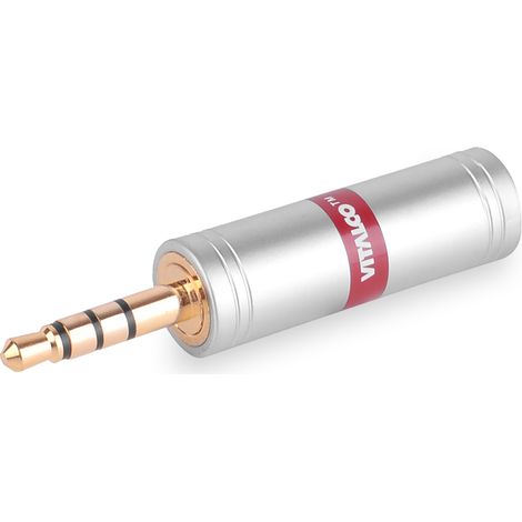 Adaptador de conector jack de 3,5 mm y 4 polos para toma estéreo jack de 3,5 mm Vitalco (P1) (1/4)