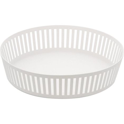 Yamazaki Obstschale modernes Design Weiß 25 cm