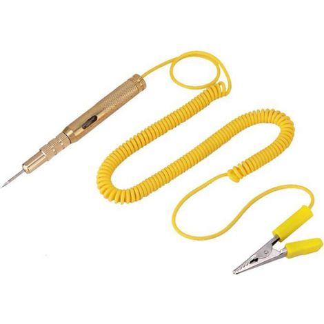 Testeur De Circuit - Stylo Testeur Tension Dc 6 V 12 V 24 V - Pour Voiture Et Véhicule - 1 Pièce (1/5)