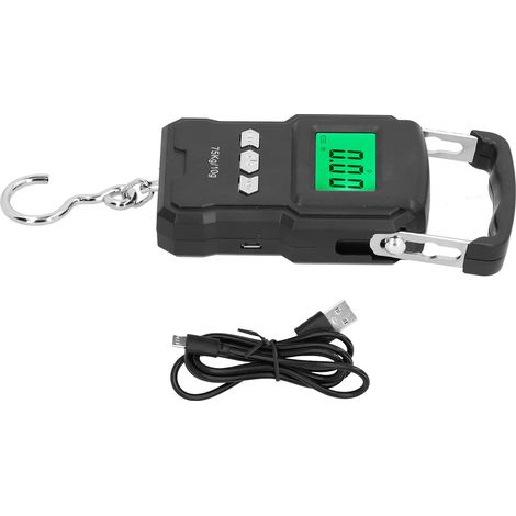 Balance portable Weihang, 75 kg, balance électronique portable rechargeable par USB, multifonctionnelle. (1/5)