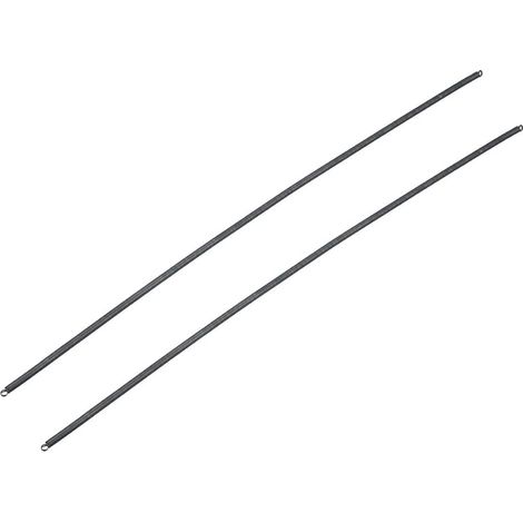 Tension Spring Extension Springs 0.4mm Wire Dia, 3mm OD, 300mm Free Length Spring Steel Small Double Hook 2pcs (1/3)