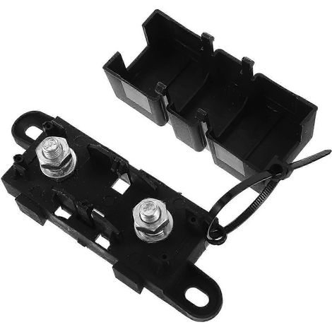 Porte-fusible étanche à boulon fileté M8 de grande taille, compatible avec 2 fusibles de voiture/camion. (1/5)