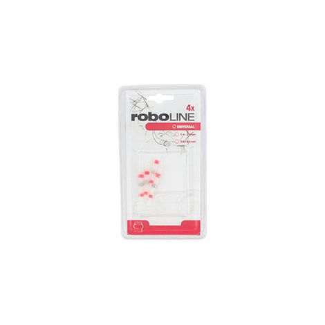 Blister De 4 Connecteurs De Câble 2 Connexions à Sertir Pour Robot Ambrogio - Wiper. Longueur 40mm, ø Interne 2,7mm. Pour Câble