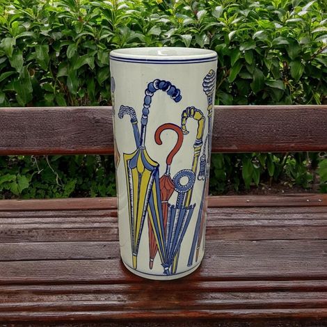 18 Inch Coloured Design Umbrella Stand - L20 x W20 x H46 cm