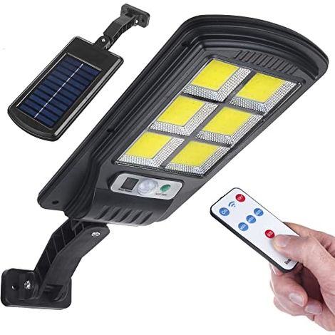 Lampe de luminaire maclean mce446 solaire 400 lm 6500K