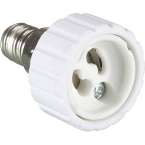 Adaptateur E14 vers GU10 - SILAMP (1/2)