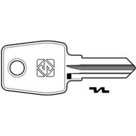 10PZ CHIAVI PER CILINDRI EURO LOCKS 5 SPINE PICCOLE EU13R - EU13R