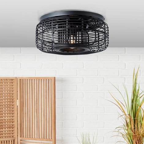 BRILLIANT Crosstown Deckenleuchte 45cm holz dunkel/schwarz Innenleuchten,Deckenleuchten,-dekorativ 1x A60, E27, 40W, geeignet für Normallampen (nicht enthalten) Für LED-Leuchtmittel geeignet (1/4)