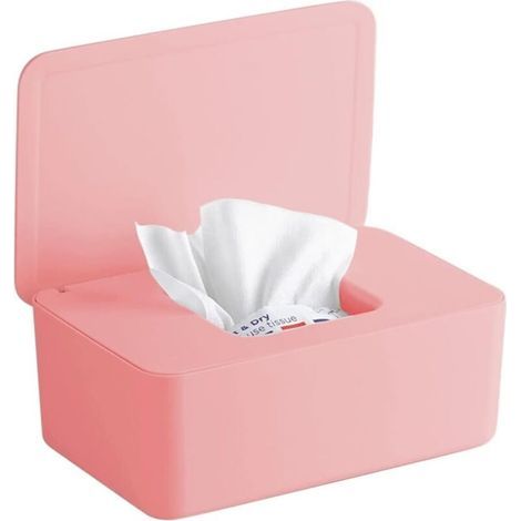 XiXiRan Boîte de Lingettes Humides Bébé, Boîte de Papier Toilette Humide, Boîte de Papier Toilette Humide avec Couvercle, pour Papier de Soie Sec et Humide, Boîtes à Serviettes, pour la Maison et le B (1/4)