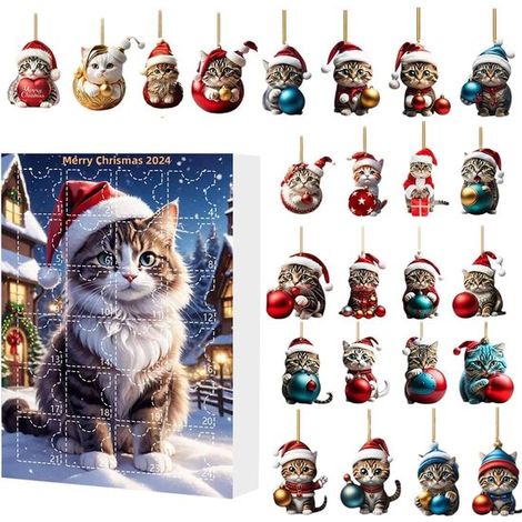 Décoration pour chats Calendrier de l’Avent, Calendrier de l’Avent 2025, Calendrier de l’Avent 2025 pour chats (1/5)