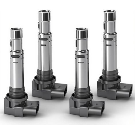4 PCS Zündspule Pack Passend für Skoda Fabia für Octavia, für A1 A2 A3, für Golf für Polo für Polo, für Roomster für Toledo für Ibiza für Rapid für Beetle, Zündspule Ersatz 036905715 058905101