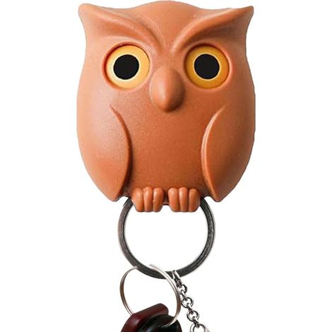 Patère murale hibou Crochet magnétique œillet à ouverture automatique Organisateur de rangement