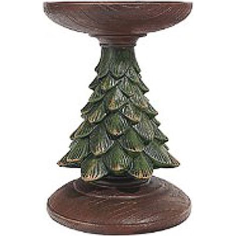 Support Pour Bougie - Arbre De Noël En Résine - Décoration Intérieure - S M L - 1 Pièce (1/5)
