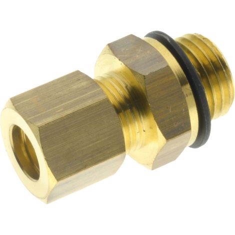 Adaptateur RS PRO Femelle métrique M14 BSPT 1/4" mâle en Laiton, Droit ( Prix pour Paquet de 10 )