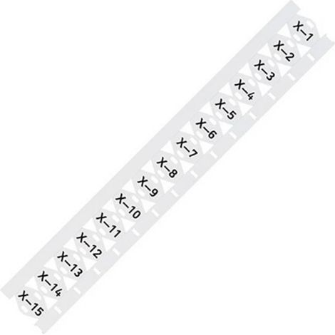 Wago 211-835 sistema de marcado de cables blanco duradero