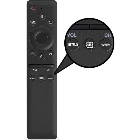 Télécommande de Rechange pour Smart LED QLED UHD TV, Compatible avec Samsung BN59- AA59, Netflix Prime Video Rakuten TV, Universelle (1/5)