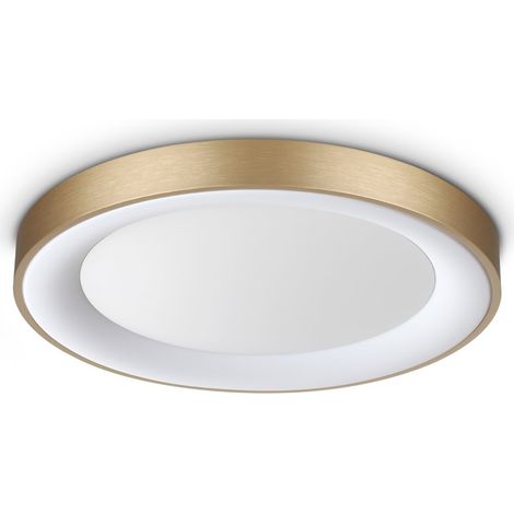 Ideal Lux Plafoniera Collezione PLANET 1 luce LED integrato ottone metallo (1/3)