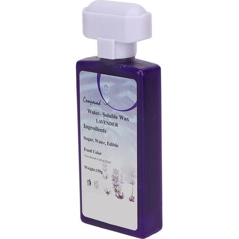 Cartouche de cire lavande 5,3oz recharge rouleau épilatoire doux, cartouche remplacement pour salon, bandes de cire sans douleur, retrait poils efficace, format 150g (1/5)