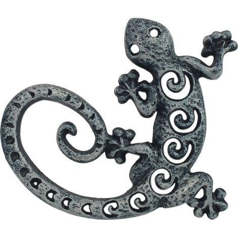Signes Grimalt Tierfigur Figuren  Lagarto Tiere grau 20x17x2cm 74847