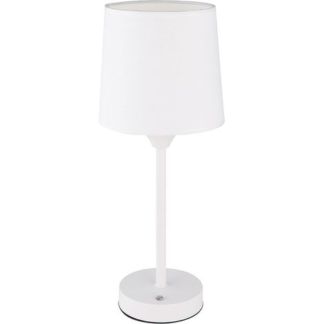 Tischleuchte Beistelllampe Touchdimmer LED Tischlampe Nachttischlampe Akku weiß