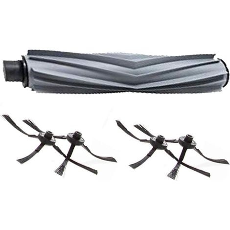 Accessoires Brosse Principale & Brosses latérales pour aspirateurs Robot AMIBOT Animal H2O & Animal Comfort H2O(1 Brosse Principale + 4 Brosses Latérales) (1/5)