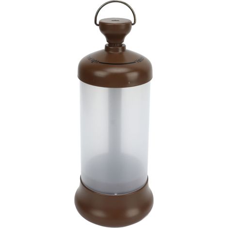 Lustre de tente, luminosité réglable, batterie 1200 mAh, rechargeable par USB, 16 LED, couleur marron. (1/5)