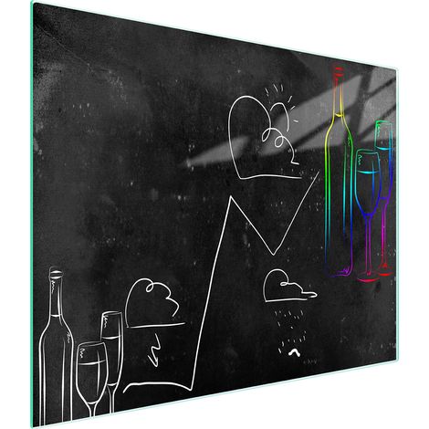 Glasschneidebrett 52x30 Schwarz (1/5)