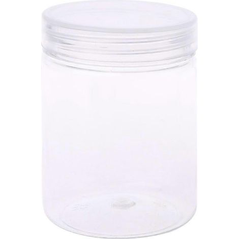 Runder, durchsichtiger 150-ml-PET-Behälter, Tiegel, Flasche, Behälter für Make-up und Gesichtscreme
