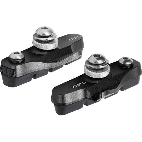 1 paire de plaquettes de frein pour vélo de route, patins de frein pour vélo pliant, accessoires de cyclisme, noir (1/5)