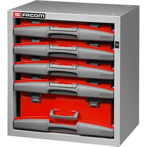 FACOM Regal klein hoch 5 Schubladen lose (1/2)
