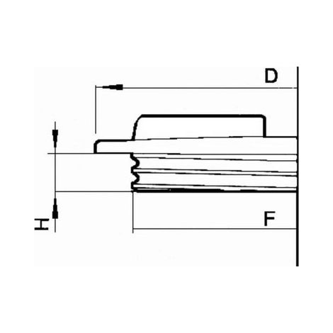Tapa a rosca 454 mm ARAG 3522060