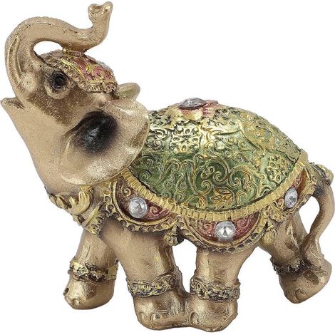 Elefantenstatue, Glücksbringer nach Feng Shui, Elefantenfigur, Heimdekoration, Einzugsgeschenk, TV-Schrank