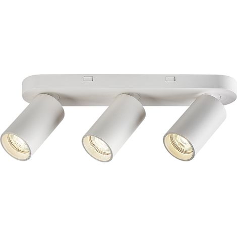 Plafonnier moderne blanc 3 spots orientables GU10 7W Yorli Rabalux (1/5)