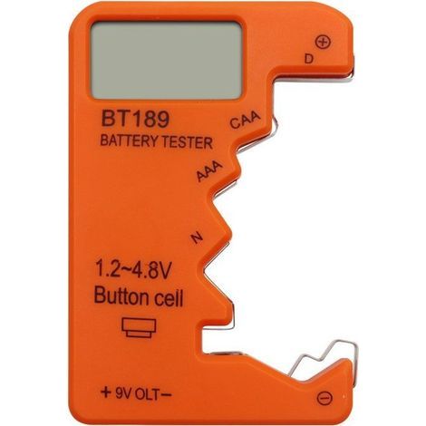 Testeur Batterie Vérificateur Batterie Pour Piles AA//C/D-9V/1.5V (1/5)