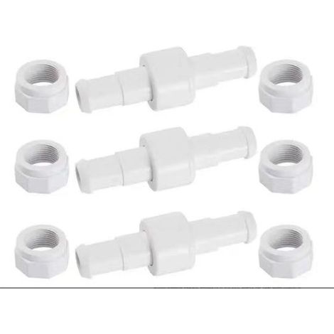 Robot de nettoyage à roulement à billes pour tuyau de piscine Polaris compatible adapté aux écrous de tuyau 180 280 D20 + D15 – Modèle (1/4)