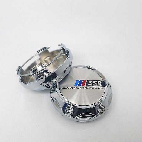 cache-moyeux de roue SSR Speed Star de 64 mm, emblème, logo, accessoires de style automobile, D (1/5)