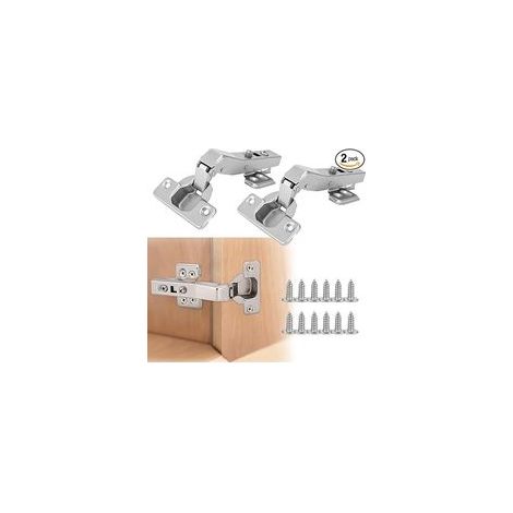 HBL’ Charnières d’Angle 45° pour Meuble, Lot de 4 (1/5)