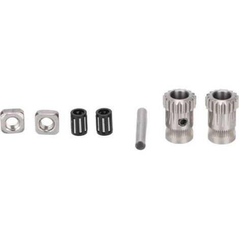 Engrenage d'extrudeuse - - Kit de roues d'extrusion - Acier trempé - Compatible Prusa i3 - Durable (1/4)