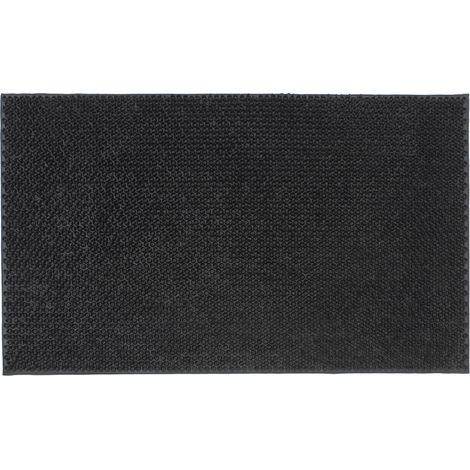Condor Classic Astro Turf-Look Rubber Scraper Mat, 45x75cm, Black (1/4)