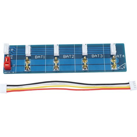 Carte de chargeur 4 ports pour batteries, compatible avec adaptateur B6 et drone Q500, hub de charge parallèle. (1/5)