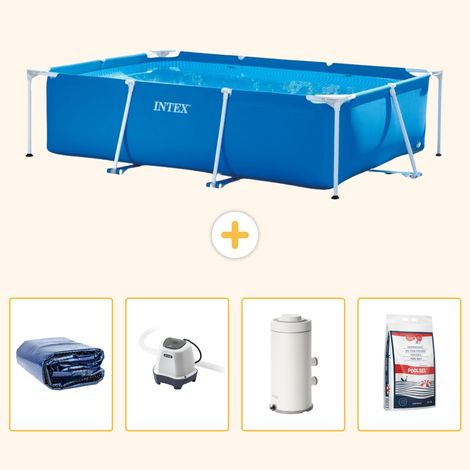 Intex Piscine Tubulaire Rectangulaire - 300x200x75 cm - 5-pièces S155 (1/5)