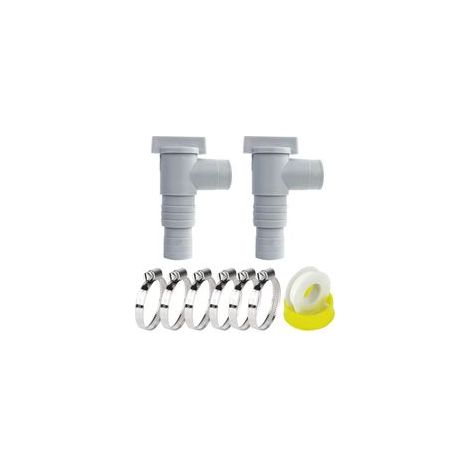 Vanne Piscine 32mm 38mm, Vanne d'entretien/D'arrêt pour Piscine avec Raccord De Tuyau De 32/38mm, Raccord Piscine 32 38, Accessoire Piscine Hors Sol, Vanne Piscine Double Split Tuyau Valve