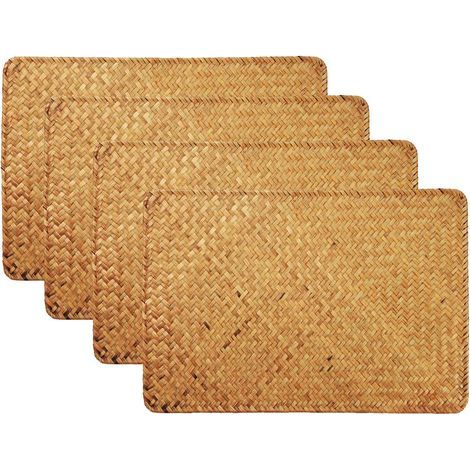 Set de Table en Jonc de Mer Tapis de Table Rotin Tischsets Tiss (1/5)