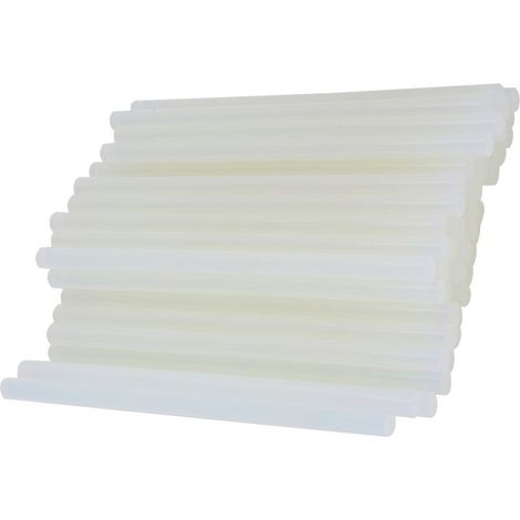 50 Bâtons de Colle EVA Extra-Forts, Transparents 11x220mm pour Projets DIY - Compatibles avec Pistolets à Colle 60W (1/5)