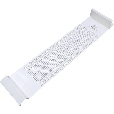 Toise pour Bébé en Abs et Pvc, Tapis de Mesure Sécurisé et Facile à Nettoyer, Outil pour Mesurer la Hauteur des Nourrissons la Maison Milieu Professionnel (1/5)