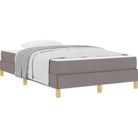 Maison Exclusive - Boxspringbett mit Matratze Taupe 120 x 200 cm