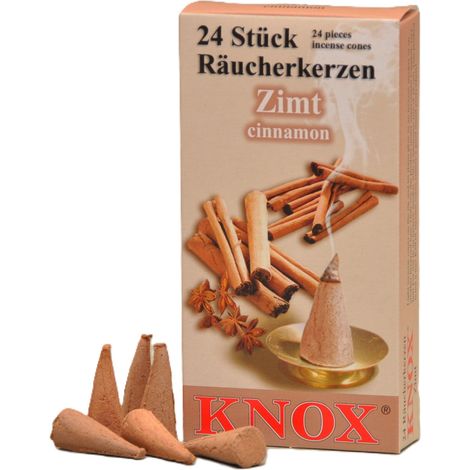 Knox Räucherkerzen - Zimt 24 Stück
