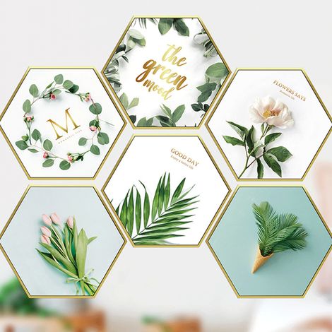 Decal Mur - Feuille D'Arbre Plante DIY - Décoration Murale Chambre Salon Porte Fenêtre - Lot de 1 (1/5)